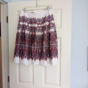 Talbot pleated skirt